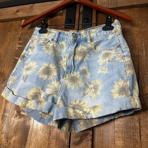 Floral Denim Women Shorts
